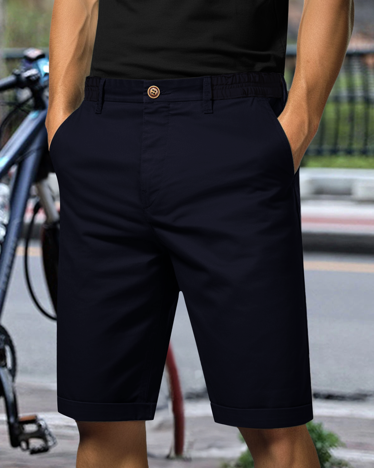 Men's Cotton Casual Daywear Cargo Shorts Pants Eleven Oasis