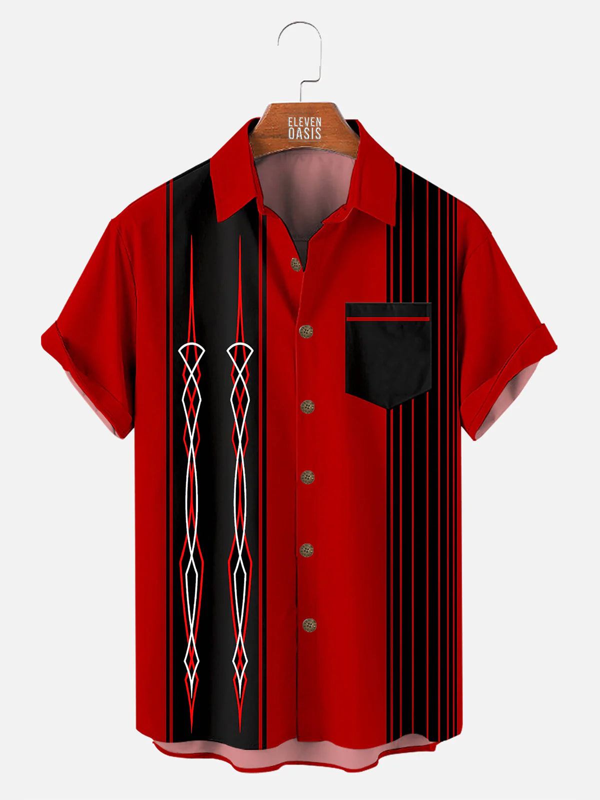 Tall Automotive Stripe Short Sleeve ShirtMens short sleeve shirts Big and tall Mens shirts Short sleeve shirts for men Mens 4xl shirts Casual short sleeve shirts