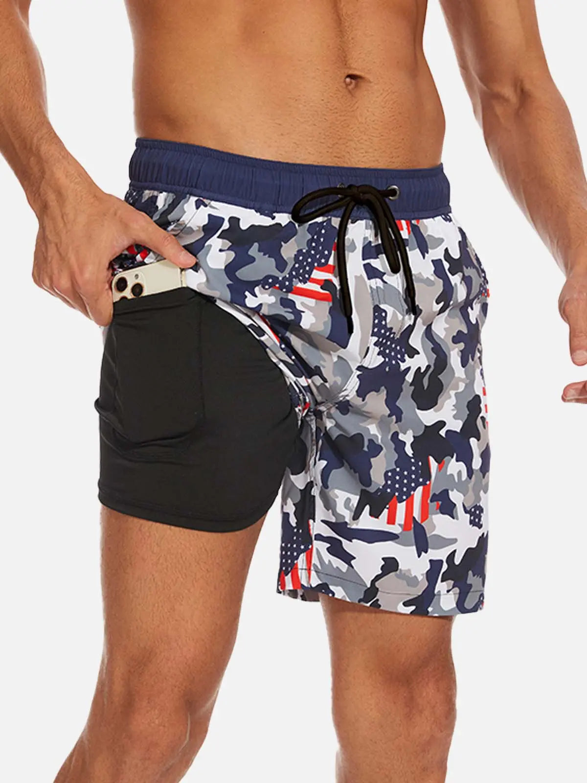 Men's Vacation Novely Swim Trunks Eleven Oasis