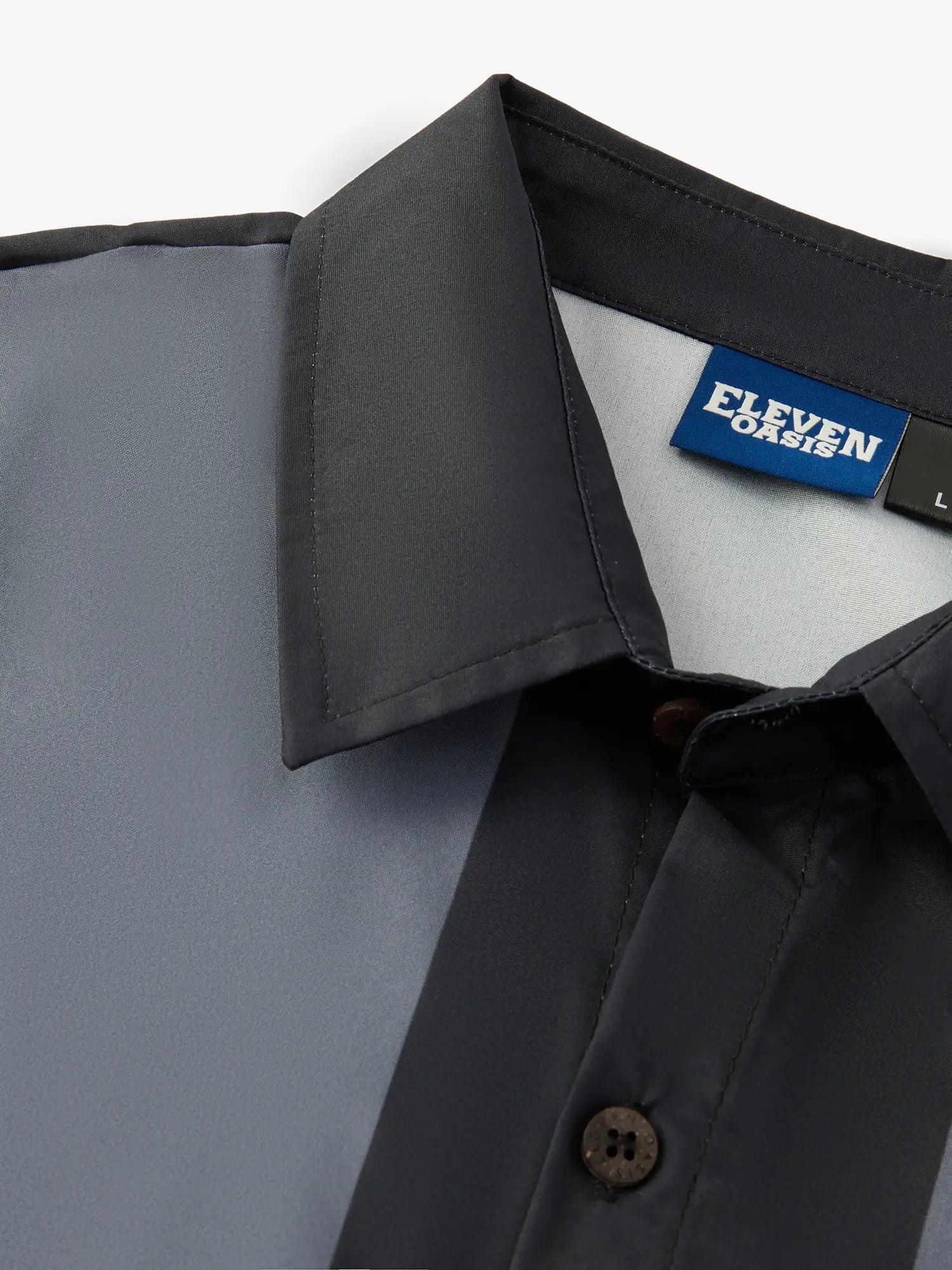 Men's Basic 50s Style Bowling Short Sleeve Shirt ElevenOasis