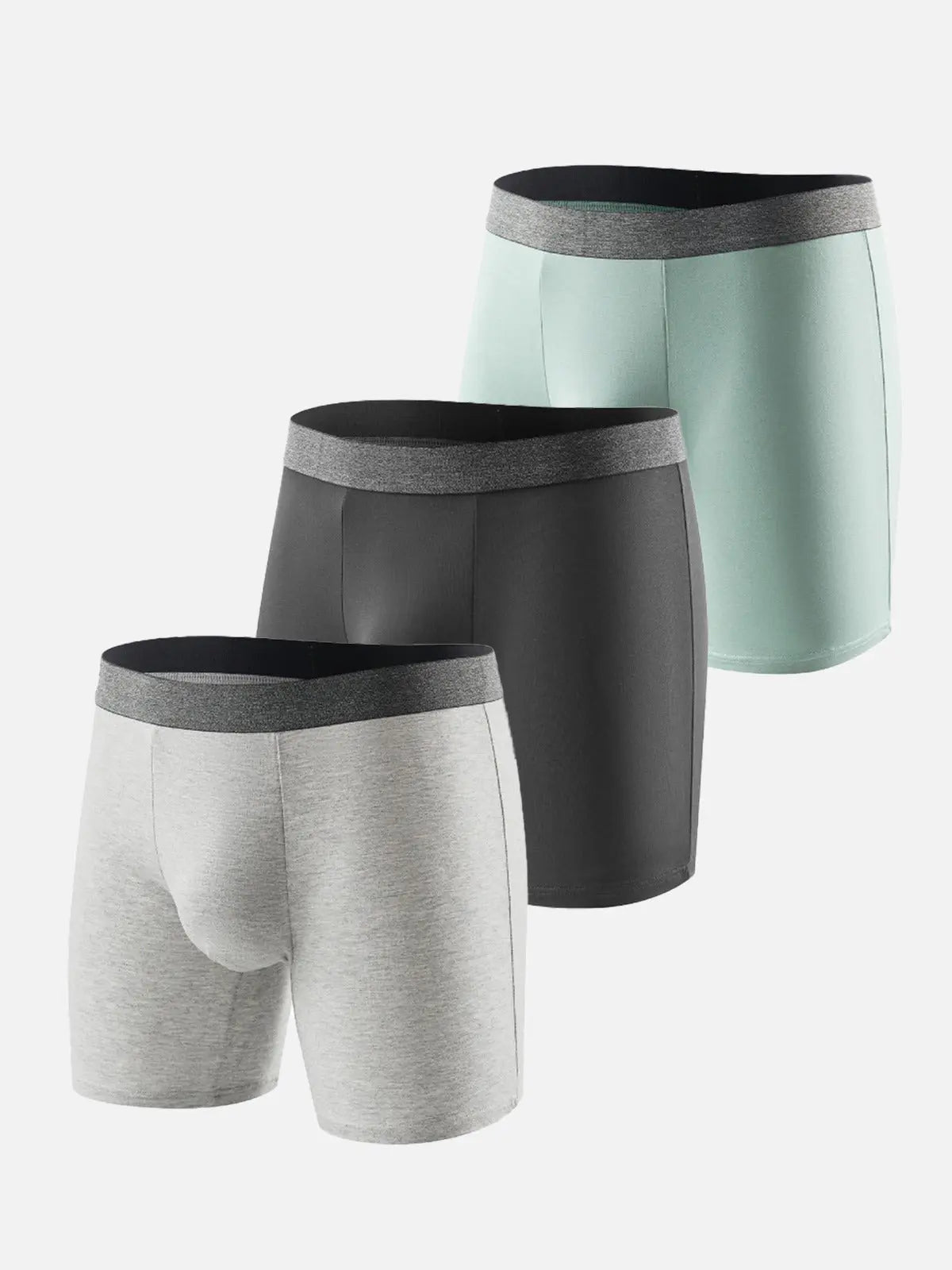 Men's Long-Leg Stretch Boxer Briefs Eleven Oasis