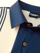 Men's Mid-Century Geometric Short Sleeve Shirt ElevenOasis