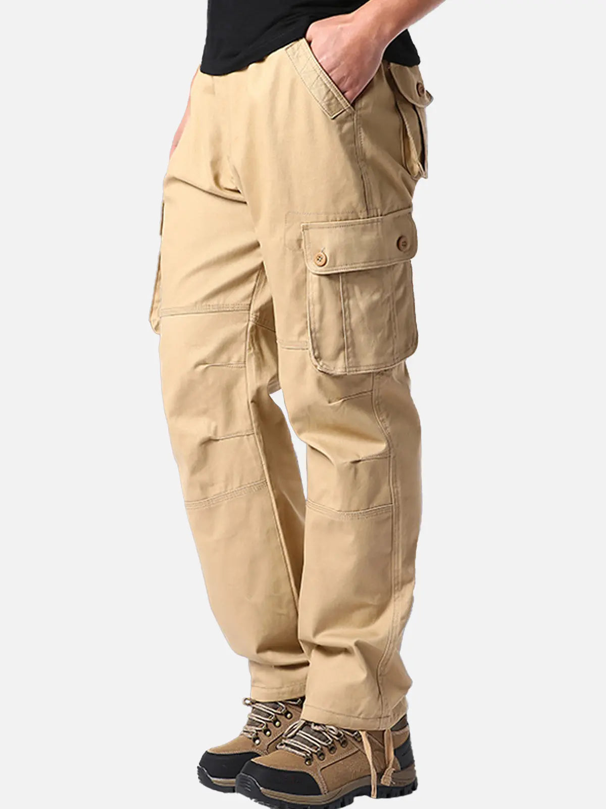 Men's Multi-Pocket Work Cargo Pants Eleven Oasis