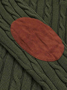 Men's Cable Knit Henley Slim Fit Sweater Eleven Oasis
