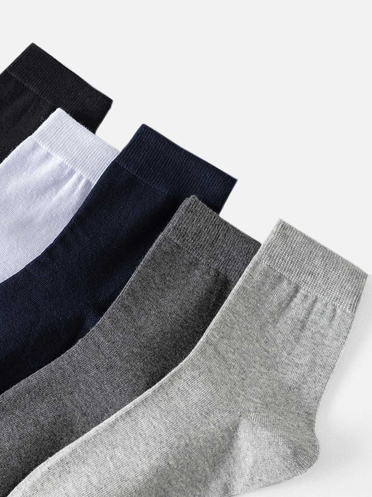 Men's Everyday Essential Crew Socks 5-Pack Eleven Oasis