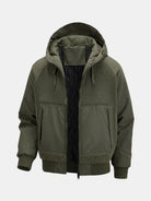 Men's Sherpa-Panel Hooded Puffer Jacket Eleven Oasis