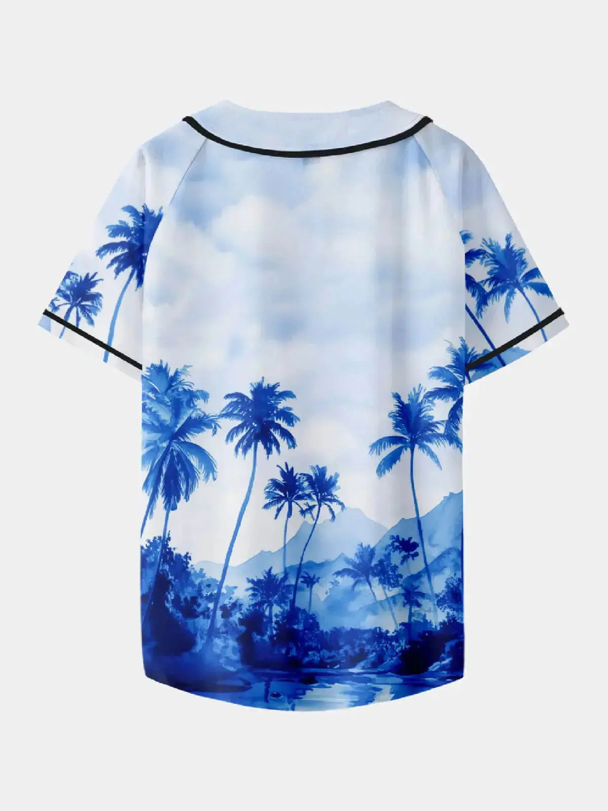 Men's Island Horizon Baseball Short Sleeve Jersey Eleven Oasis