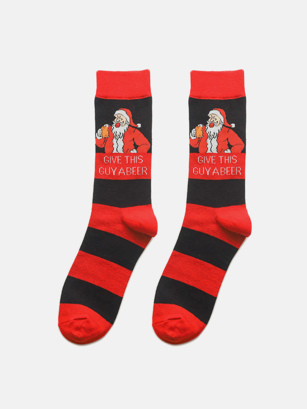 Funny Christmas Crew Socks Eleven Oasis