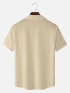 Tall Men's Japanese Tiger & Serpent Column Short Sleeve Shirt Eleven Oasis