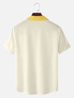 Tall Men's Atomic Era Bowling Short Sleeve Shirt Eleven Oasis