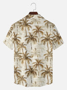 Tall Men's Vintage Palm Grove Camp Collar Short Sleeve Shirt Eleven Oasis
