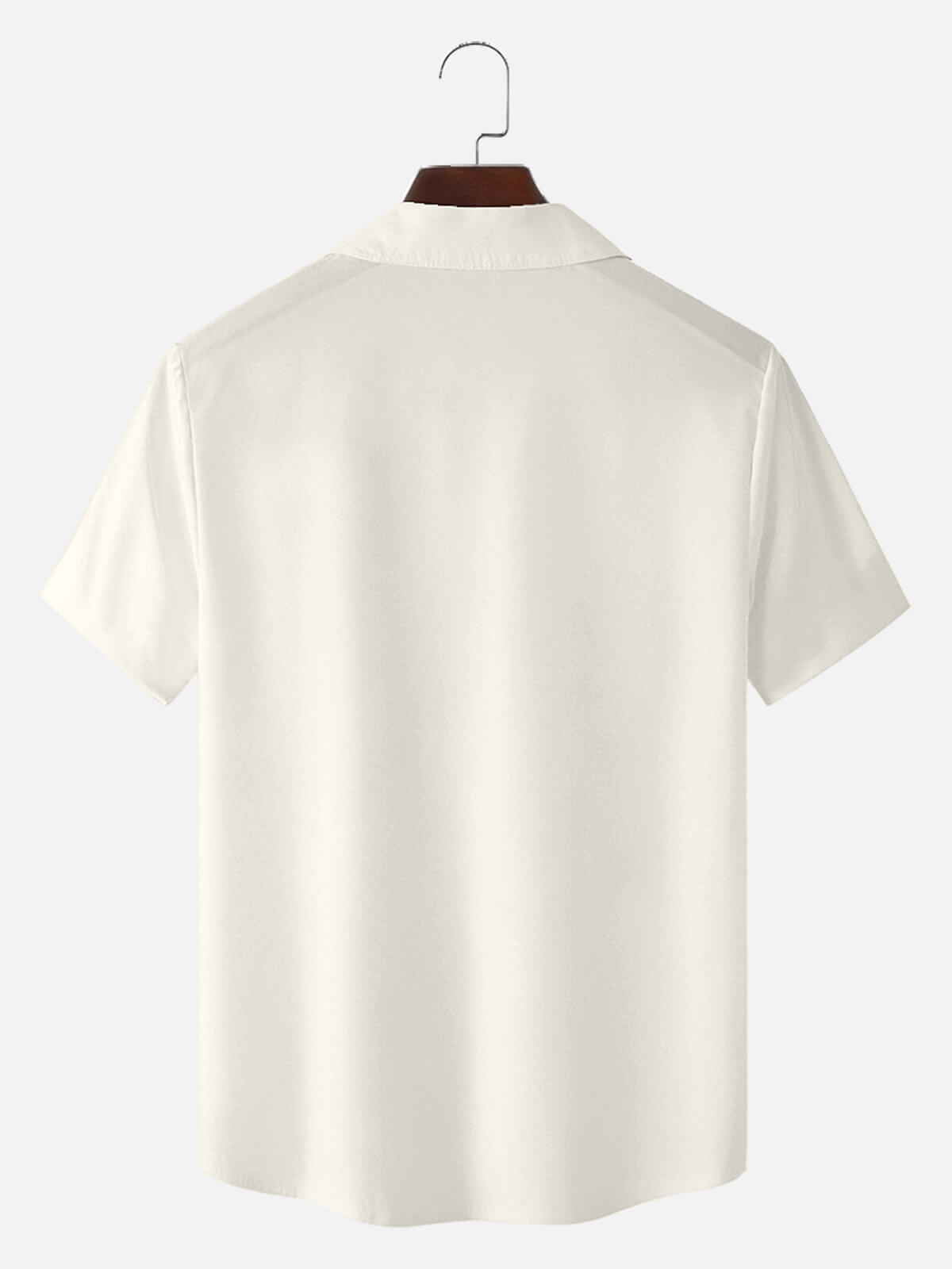 Men's Japanese White Tiger & Sakura Short Sleeve Shirt Eleven Oasis