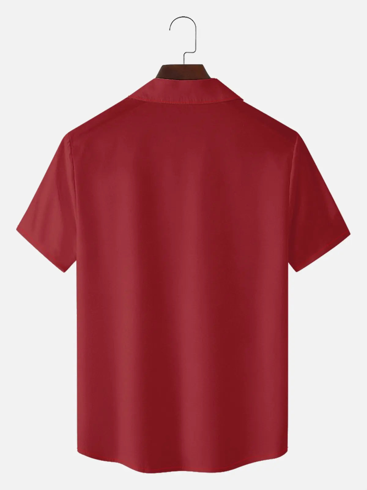 Men's Color Block Panel Short Sleeve Shirt ElevenOasis