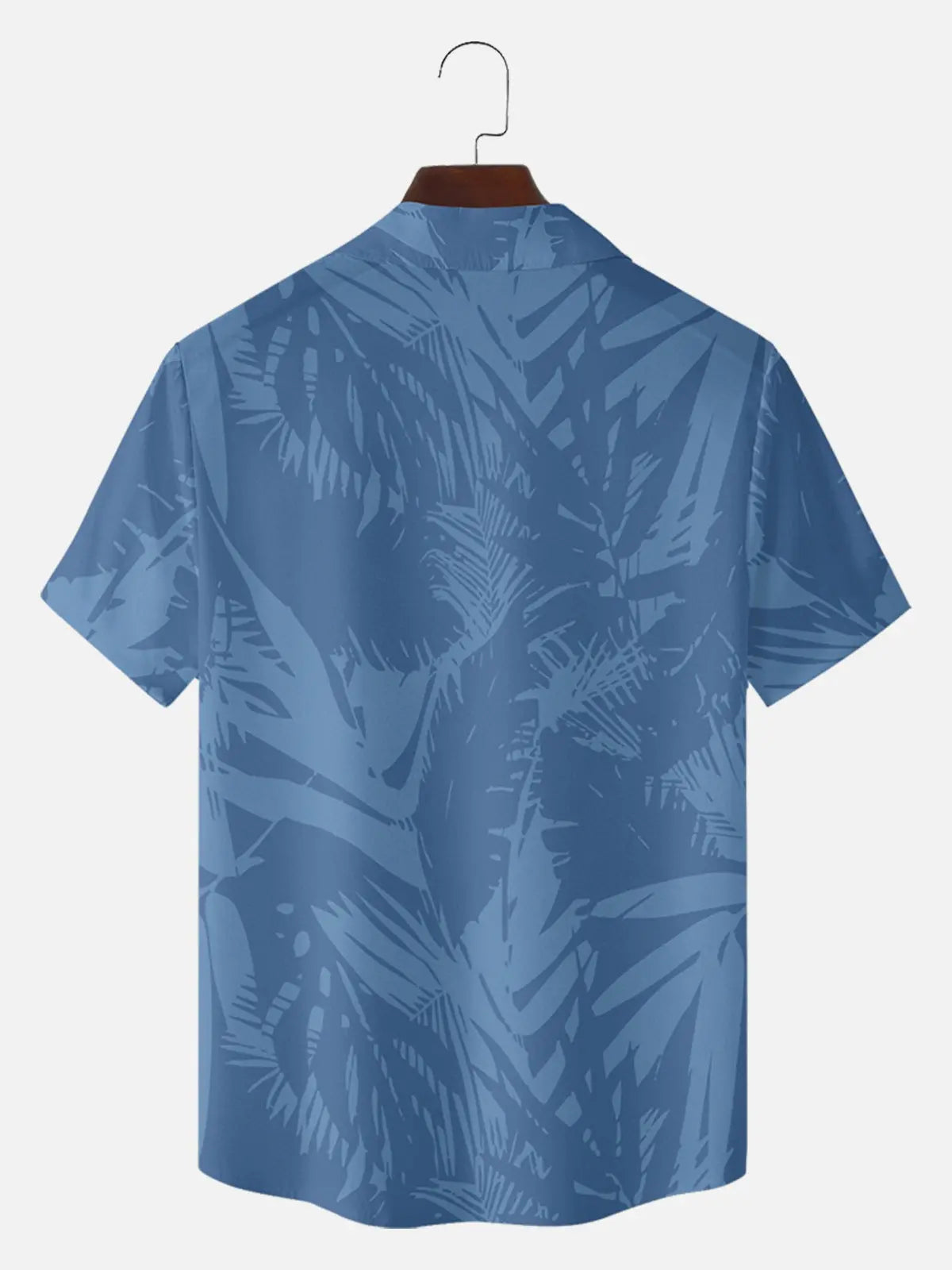 Men's Classic Hibiscus Panel Hawaiian Short Sleeve Shirt ElevenOasis