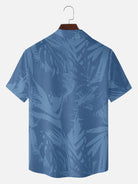 Men's Classic Hibiscus Panel Hawaiian Short Sleeve Shirt ElevenOasis