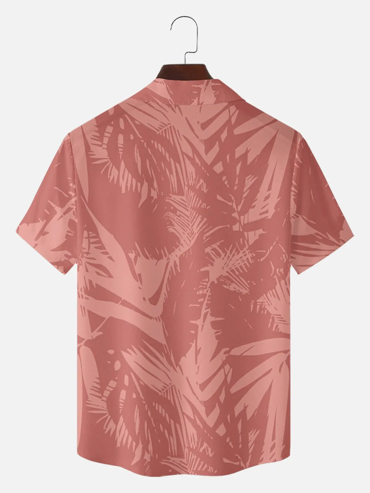 Men's Classic Hibiscus Panel Hawaiian Short Sleeve Shirt ElevenOasis