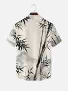Men's Twin Tiger Bamboo Sun Short Sleeve Shirt Eleven Oasis