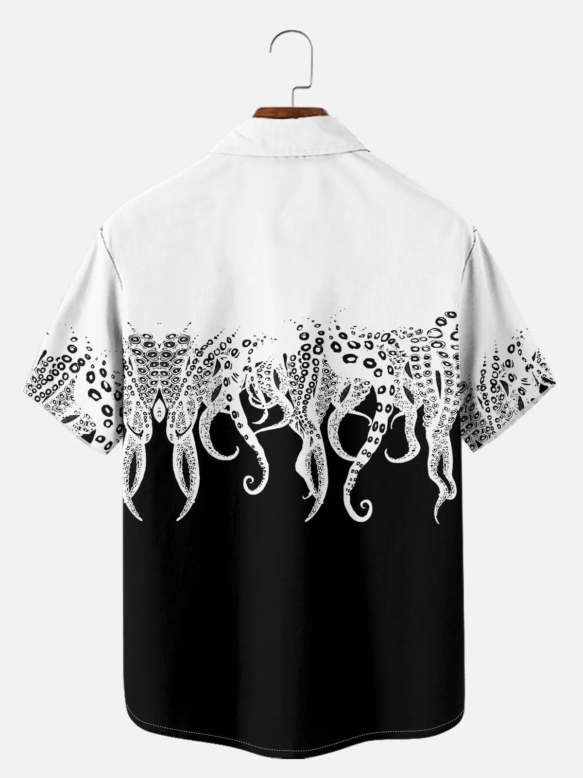 Men's Cthulhu Octopus Pattern Short Sleeve Shirt?