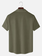 Tall Men's Custom Retro Bowling Sign Short Sleeve Shirt Eleven Oasis