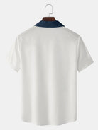 Men's Vintage Lane Striped Short Sleeve Shirt Eleven Oasis