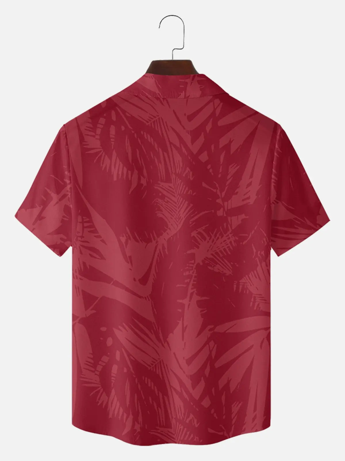 Men's Classic Hibiscus Panel Hawaiian Short Sleeve Shirt ElevenOasis