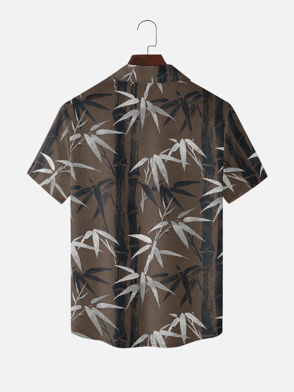 Tall Men's Bamboo Grove Short Sleeve Shirt Eleven Oasis