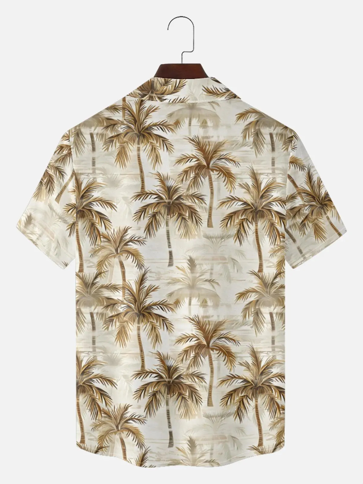 Men's Vintage Palm Grove Camp Collar Short Sleeve Shirt Eleven Oasis