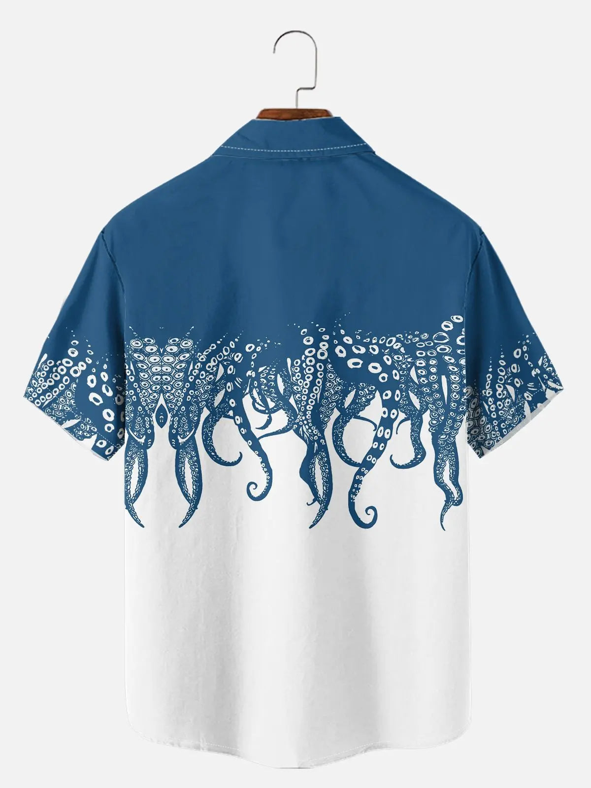 Men's Cthulhu Octopus Pattern Short Sleeve Shirt?