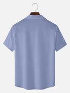 Men's Retro Clean Panel Short Sleeve Shirt Eleven Oasis