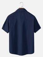 Men's Floral Panel Fiesta Short Sleeve Shirt ElevenOasis
