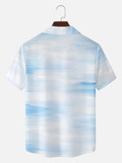 Men's Hibiscus Panels Camp Collar Short Sleeve Shirt ElevenOasis