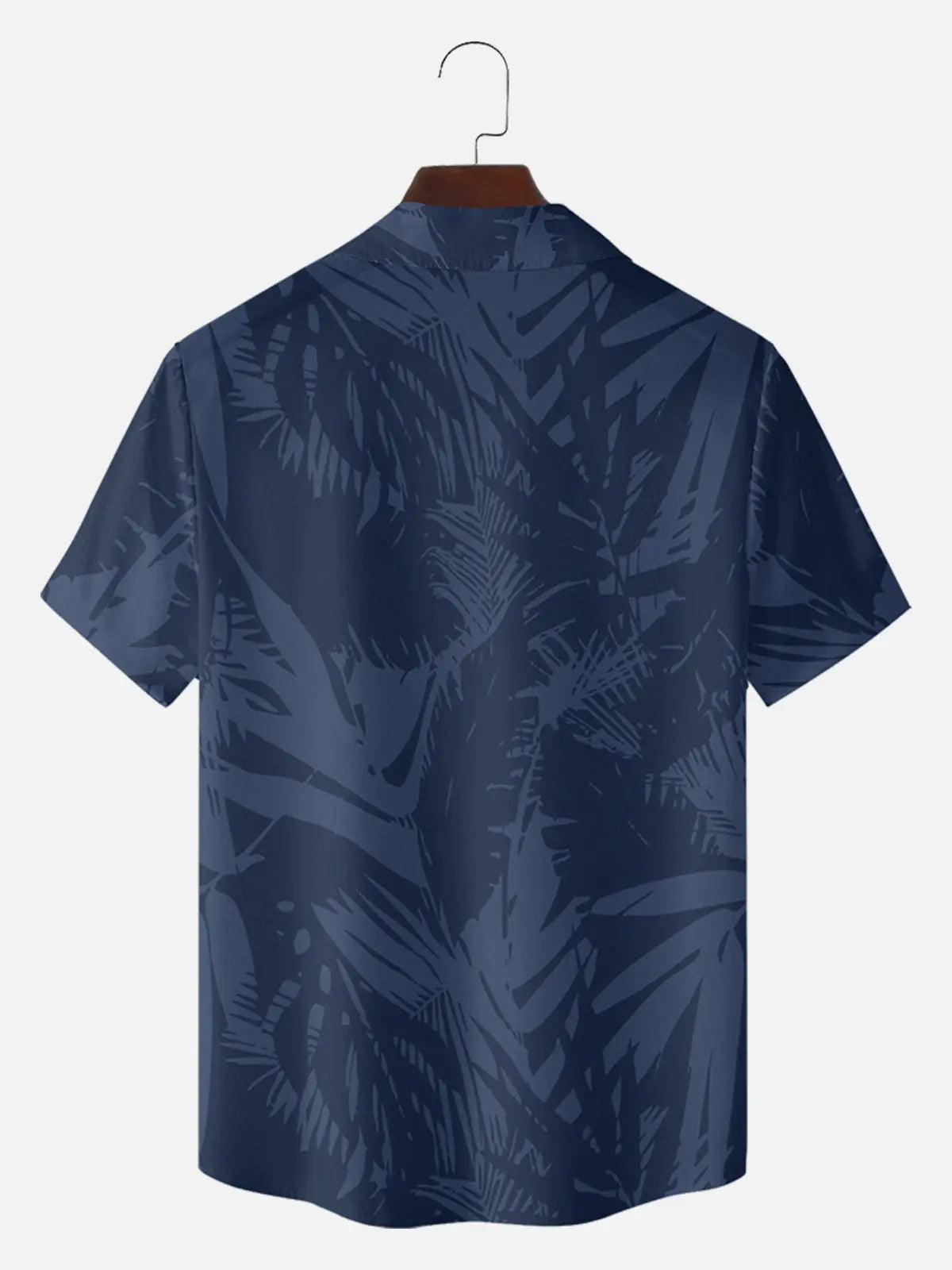 Men's Classic Hibiscus Panel Hawaiian Short Sleeve Shirt ElevenOasis