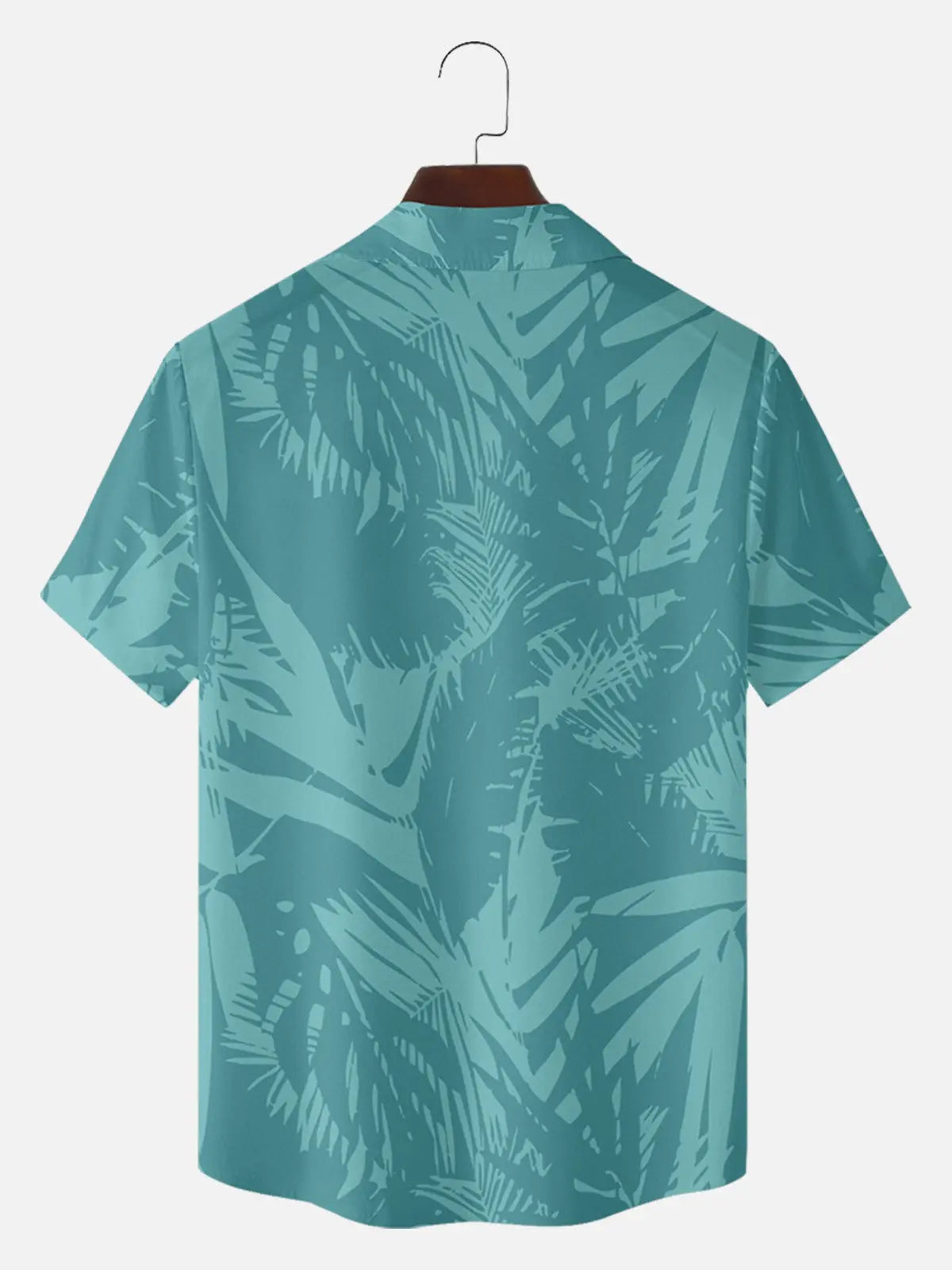 Men's Classic Hibiscus Panel Hawaiian Short Sleeve Shirt ElevenOasis