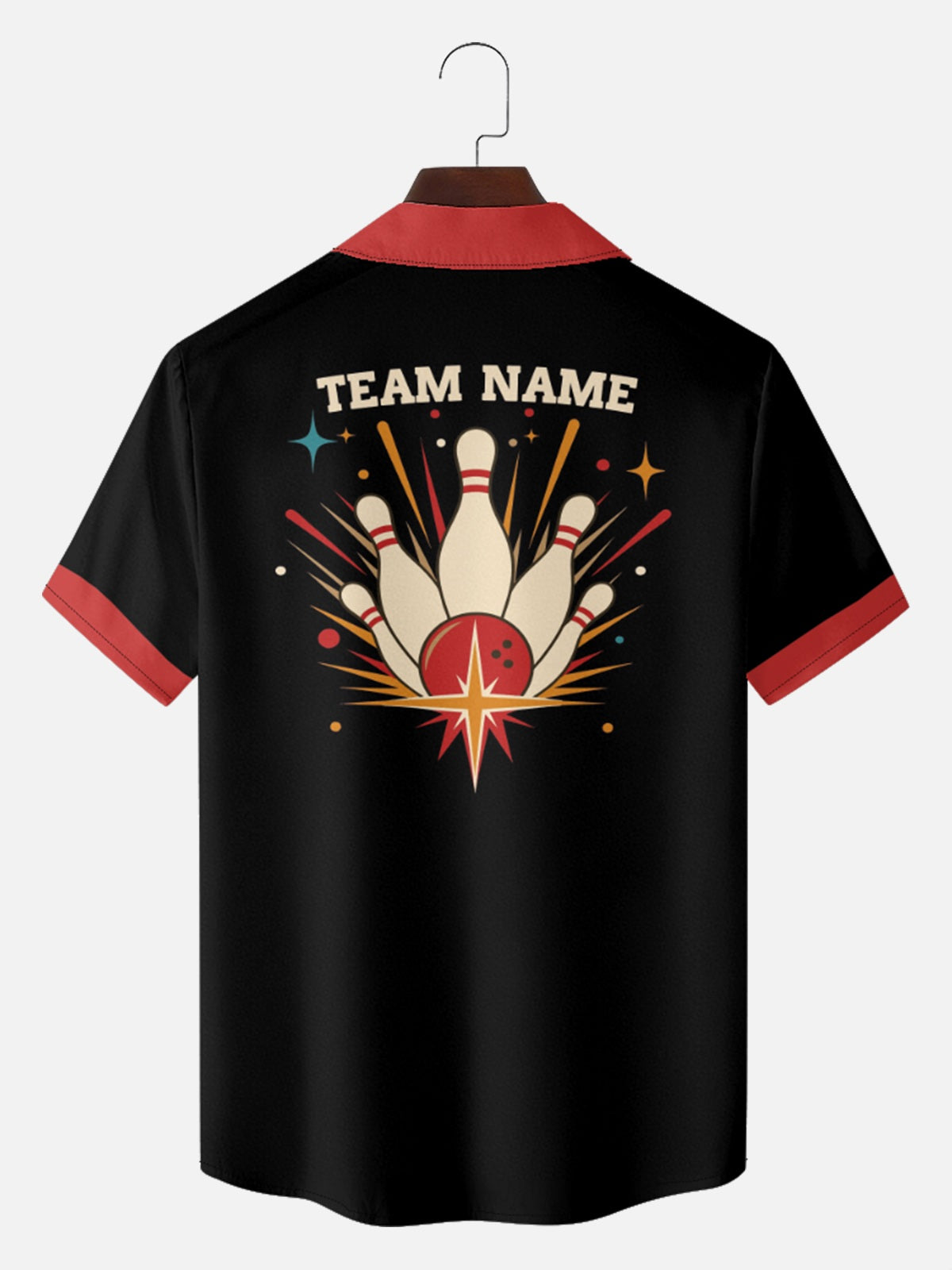 Men's Custom Strike Zone Bowling Short Sleeve Shirt ElevenOasis