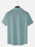 Men's Japanese Koi Panel Short Sleeve Shirt Eleven Oasis