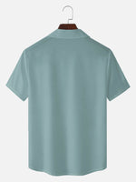 Men's Japanese Koi Panel Short Sleeve Shirt Eleven Oasis