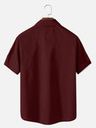 Men's Pin-Up Eight Ball Bowling Short Sleeve Shirt?
