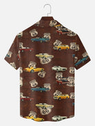 Tall Men's Route 66 Classic Car Map Short Sleeve Shirt?