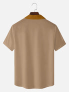 Men's Retro Diamond Panel Short Sleeve Shirt Eleven Oasis