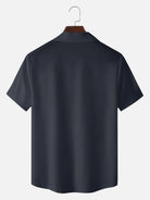 Men's Classic Diamond Panel Short Sleeve Shirt ElevenOasis