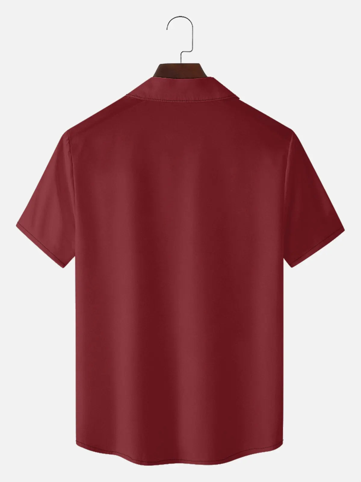 Men's Retro Pinstripe Bowling Short Sleeve Shirt ElevenOasis