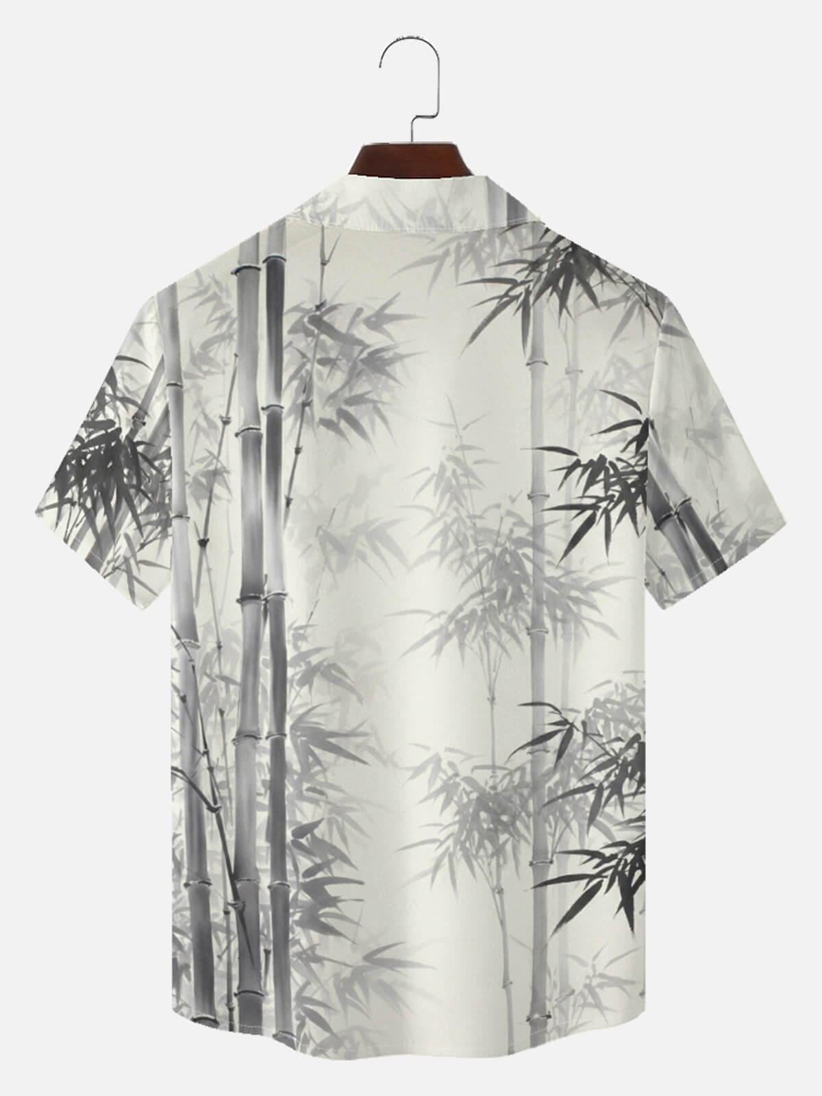 Tall Men's Bamboo Ink Wash Short Sleeve Shirt Eleven Oasis