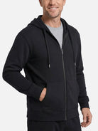 Men's Classic Cotton Zip-Up Hoodie Eleven Oasis