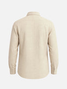 Men's Linen Blend Regular Fit Long Sleeve Shirt Eleven Oasis