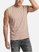 Men's Vintage Washed Cotton Tank Top Eleven Oasis