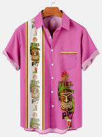 Men's Tiki Bar Paradise Short Sleeve Shirt ElevenOasis