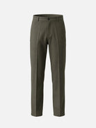 Men's Pleated Straight-Leg Cotton Chino Pants ElevenOasis