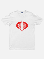 G.I. Joe Cobra Logo Retro 80s Cotton T-Shirt Eleven Oasis