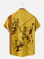 Men's Pee Chee Folder Back Cover Nostalgia Shirt Eleven Oasis