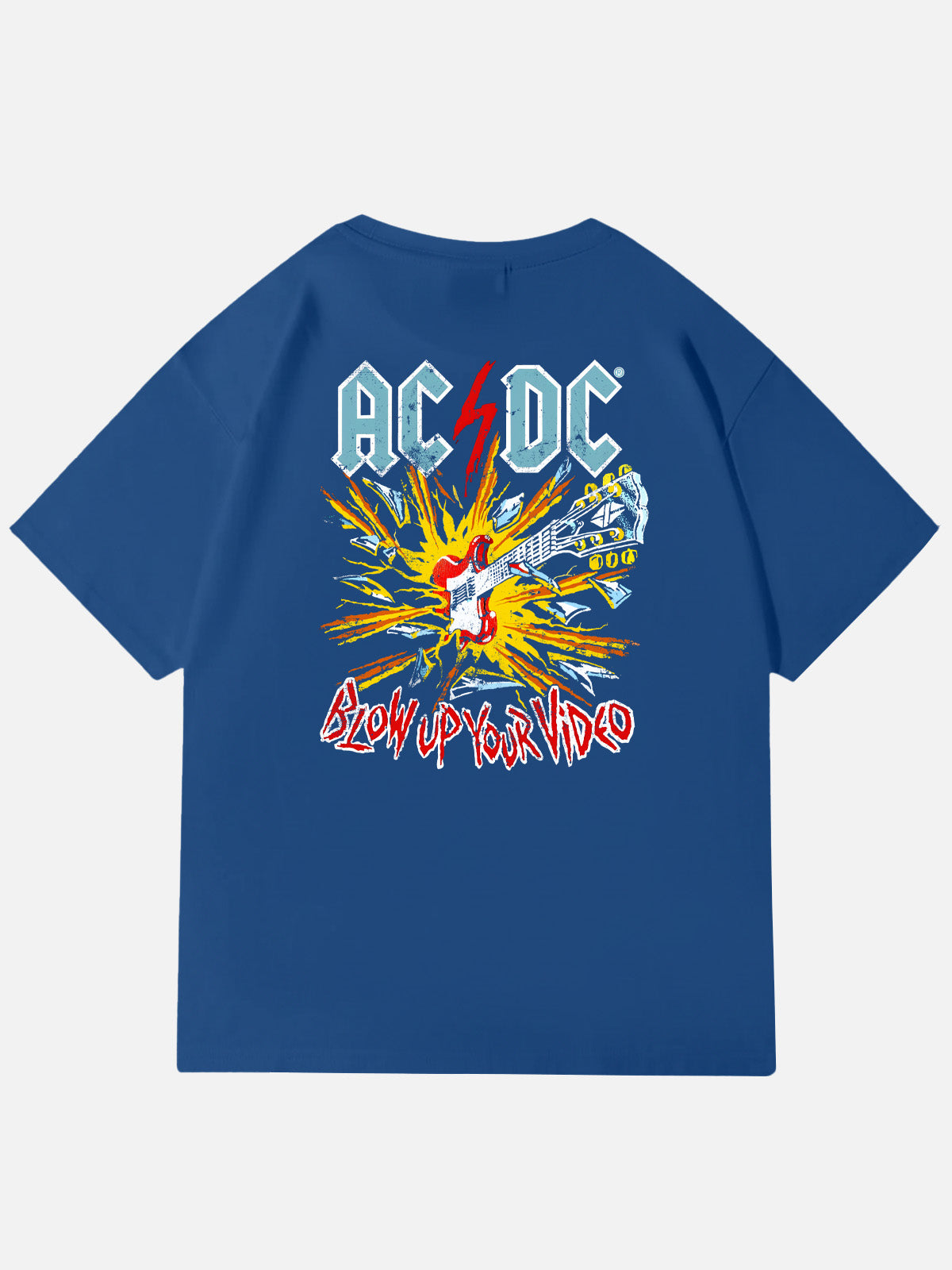 AC/DC Blow Up Your Video Vintage Band Cotton T-Shirt Eleven Oasis